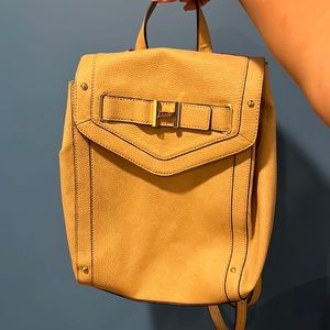 Tan leather Tommy Hilfiger backpack used once.